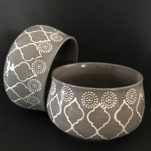 Set of 2 Bowls Moroccan Design by Baum. 5.5” wide